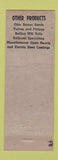 Matchbook Cover - Fahrite Steel Foundry Lima Springfield OH WEAR