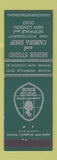 Matchbook Cover - Heiser Photography Studio New London Norwalk OH