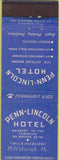 Matchbook Cover - Penn Lincoln Hotel Pittsburgh PA