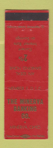 Matchbook Cover - Minverva Banking Company OH WEAR