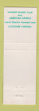 Matchbook Cover - Mazza's Restaurant Mount Vernon OH