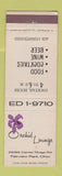 Matchbook Cover - Orchid Lounge Fairview Park OH