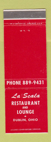 Matchbook Cover - La Scala Restaurant Dublin OH