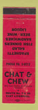 Matchbook Cover - Chat & Chew Easter Liverpool OH WORN