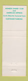 Matchbook Cover - Mazza's Restaurant Mount Vernon OH