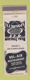 Matchbook Cover - Bel Air Restaurant Jacksonville NC Italian WEAR