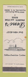 Matchbook Cover - Deno's Spaghetti Steak House Fayetteville NC WEAR