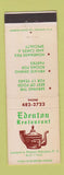 Matchbook Cover - Edenton Restaurant NC