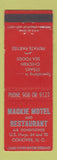 Matchbook Cover - Mackie Motel Restaurant Conover NC