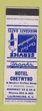 Matchbook Cover - Hotel Chetwynd Laurinburg NC WEAR