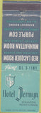 Matchbook Cover - Hotel Jermyn Scranton PA