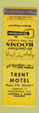 Matchbook Cover - Trent Motel Pollocksville NC