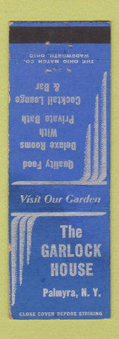 Matchbook Cover - Carlock House Palmyra NY