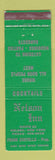 Matchbook Cover - Nelson Inn Nelson NY