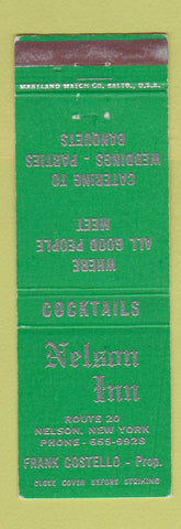 Matchbook Cover - Nelson Inn Nelson NY