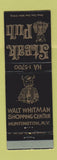 Matchbook Cover - Steak Pub Walt Whitman Shopping Center Huntington NY WEAR