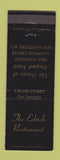 Matchbook Cover - Edrich Restaurant New Hartford NY