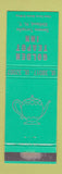 Matchbook Cover - Golden Teapot Inn Kirkland NY WEAR TEAL