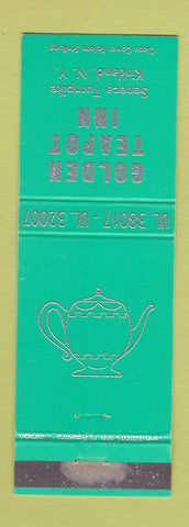 Matchbook Cover - Golden Teapot Inn Kirkland NY WEAR TEAL