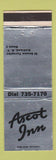 Matchbook Cover - Ascot Inn Kirkland NY