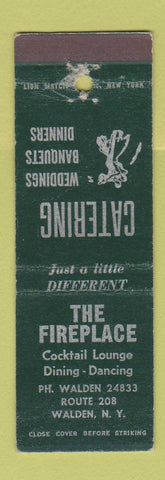 Matchbook Cover - Fireplace Restaurant Walden NY WEAR