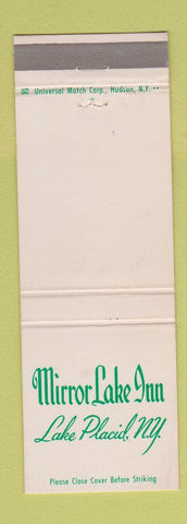Matchbook Cover - Mirror Lake Inn Lake Placid NY
