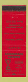 Matchbook Cover - Adirondack Awards Trophies Lake Placid NY RED