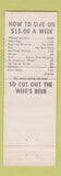 Matchbook Cover - Adirondack Awards Trophies Lake Placid NY RED
