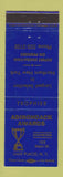 Matchbook Cover - Adirondack Awards Trophies Lake Placid NY BLUE