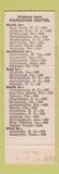 Matchbook Cover - Paradise Motel Thomasville NC WEAR