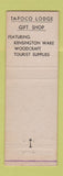 Matchbook Cover - Tapoco Lodge NC WEAR