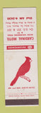 Matchbook Cover - Cardinal Motel Boone NC WEAR