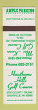 Matchbook Cover - Mee Kwon Golf Course Hawthorne Hills Saukville WI Mequon