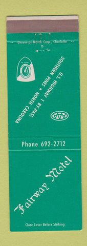 Matchbook Cover - Fairway Motel Southern Pines NC