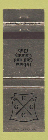 Matchbook Cover - Urbana Golf and Country Club IL