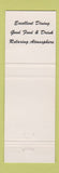 Matchbook Cover - Vineyard Country Club Westfield NY