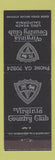 Matchbook Cover - Virginia Country Club Long Beach CA