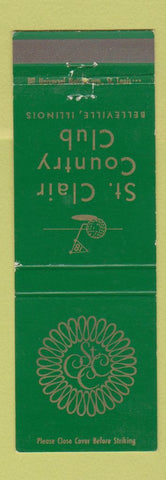 Matchbook Cover - St Clair Country Club Belleville IL