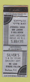 Matchbook Cover - Silver's Grocery Store 5 and 10 Durham NC WEAR