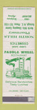 Matchbook Cover - North Hills Drug Paddle Wheel Restaurant Raleigh NC WORN