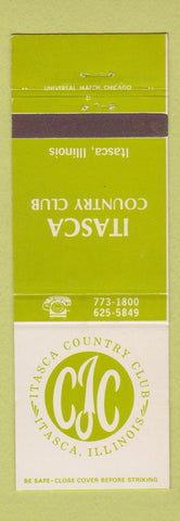 Matchbook Cover - Itasca Country Club IL