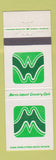 Matchbook Cover - Marco Island Country Club FL