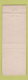 Matchbook Cover - Bland Hotels Hotel Charlotte NC WEAR
