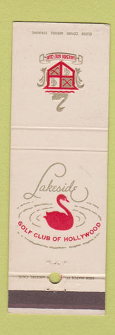 Matchbook Cover - Lakeside Golf Club Hollywood CA