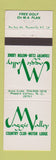 Matchbook Cover - Maggie Valley Country Club Motor Lodge NC