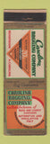 Matchbook Cover - Carolina Bagging Company Henderson N WEAR