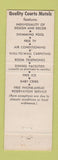 Matchbook Cover - Quality Courts Motel Hilltop Restaurant Monroe N