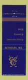 Matchbook Cover - Congressional Country Club Bethesda MD