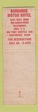 Matchbook Cover - Bismarck Motor Hotel ND