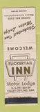 Matchbook Cover - Flickertail Inn Valley City ND WEAR